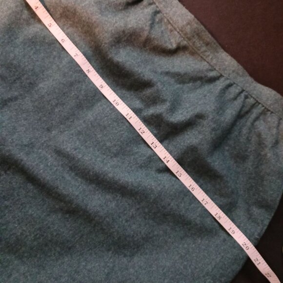 Miss Pendleton Vintage 100% Virgin Wool Midi Skirt Green Size 29 Made in the USA - Picture 9 of 10